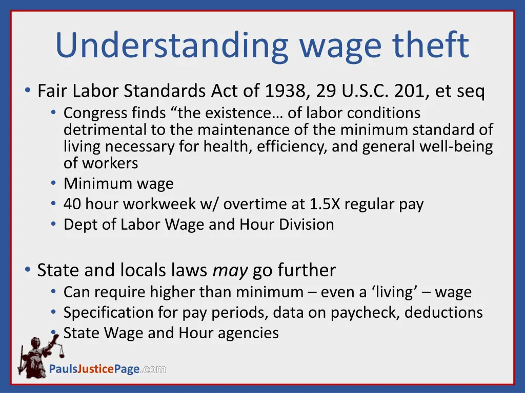 understanding wage theft