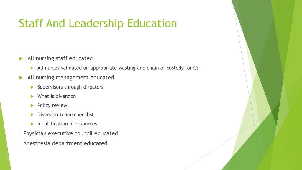 staff and leadership education 1