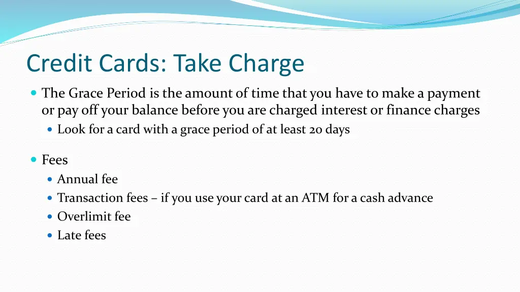 credit cards take charge 2