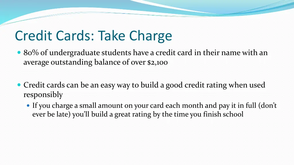 credit cards take charge