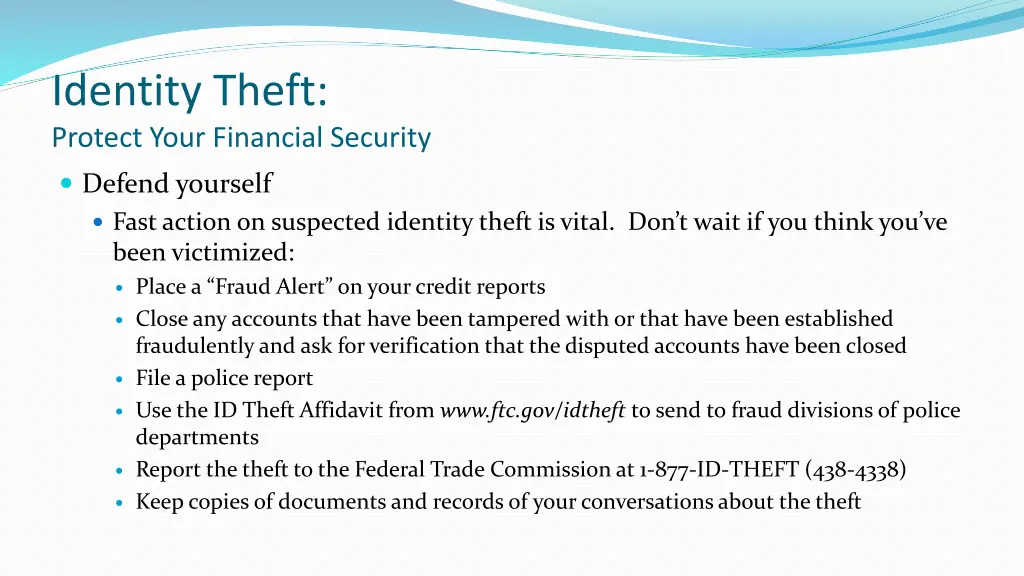 identity theft protect your financial security 5