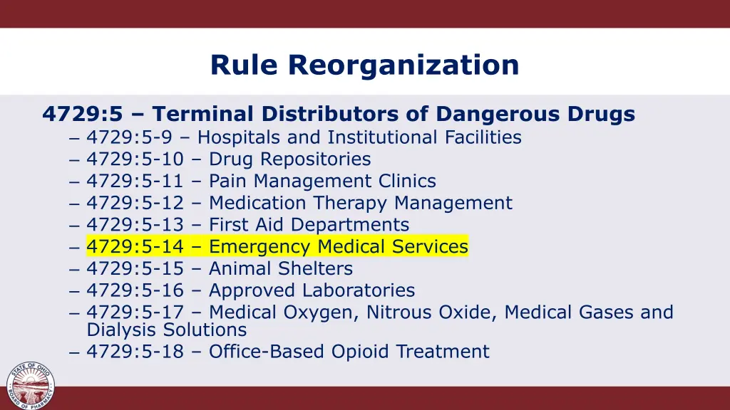 rule reorganization 4