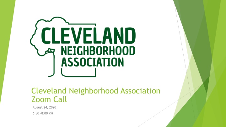 cleveland neighborhood association zoom call