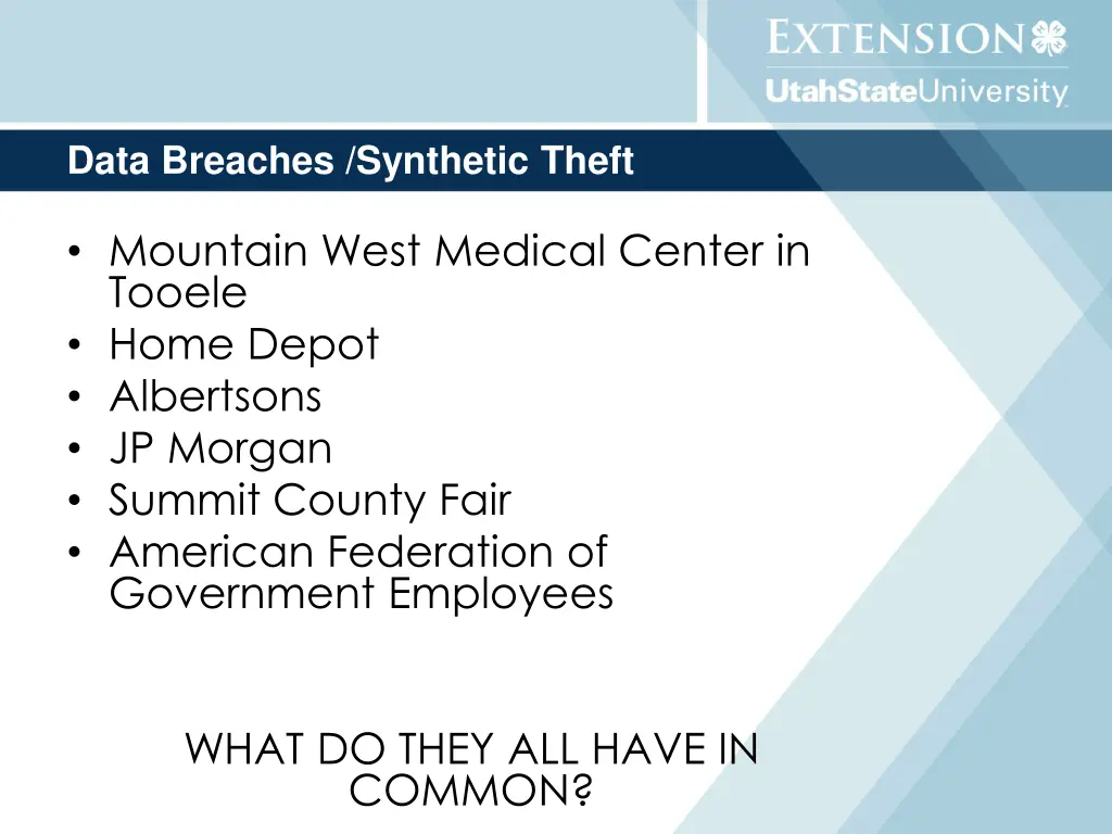 data breaches synthetic theft