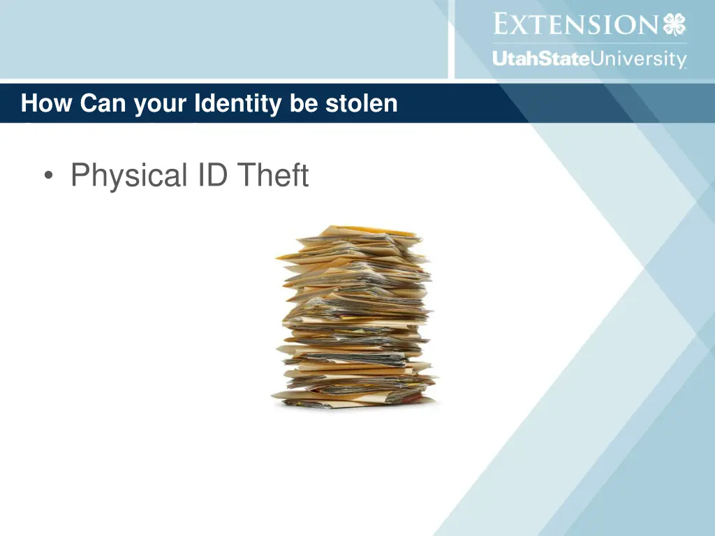 how can your identity be stolen compromised