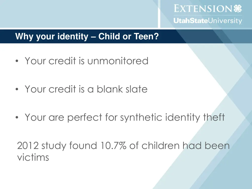 why your identity child or teen