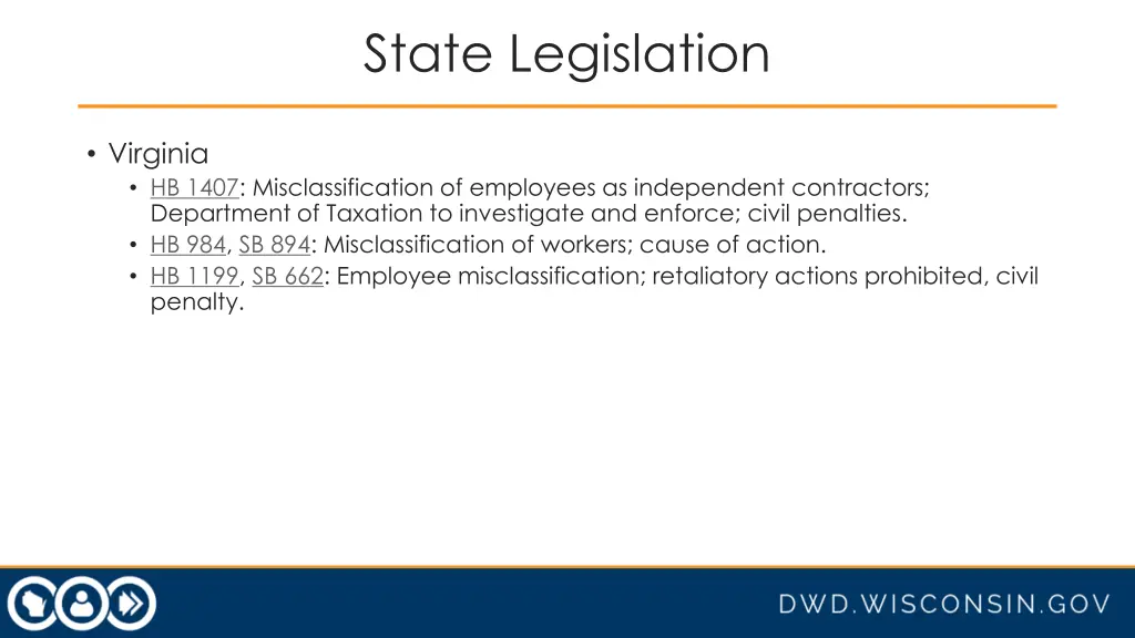 state legislation 2