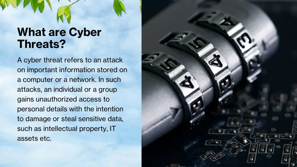 what are cyber threats