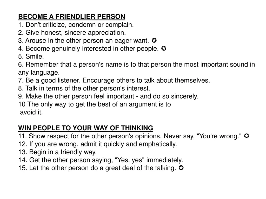 become a friendlier person 1 don t criticize