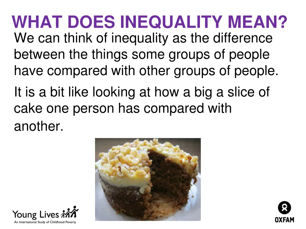 what does inequality mean we can think