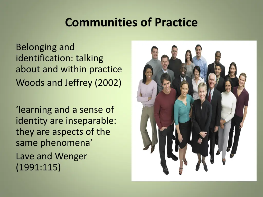 communities of practice