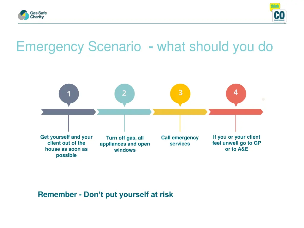 emergency scenario what should you do