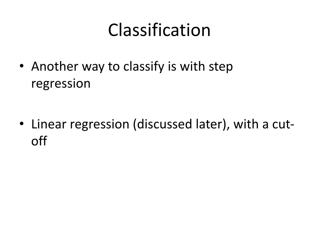 classification 8