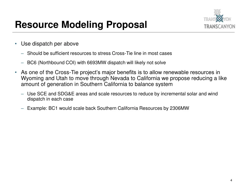 resource modeling proposal