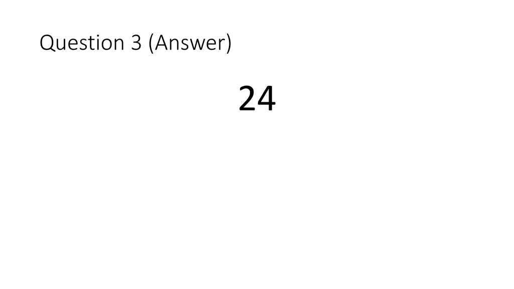 question 3 answer