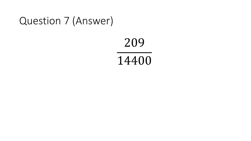 question 7 answer