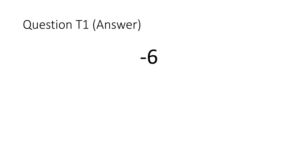 question t1 answer