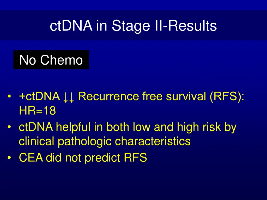 ctdna in stage ii results 1