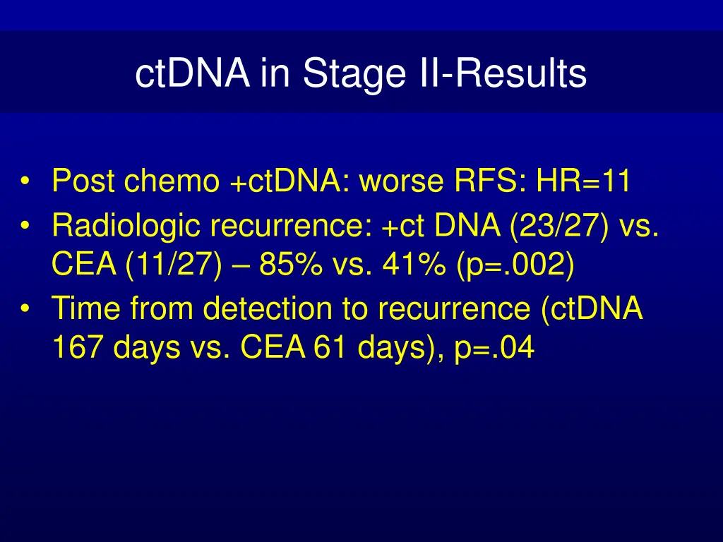 ctdna in stage ii results 2