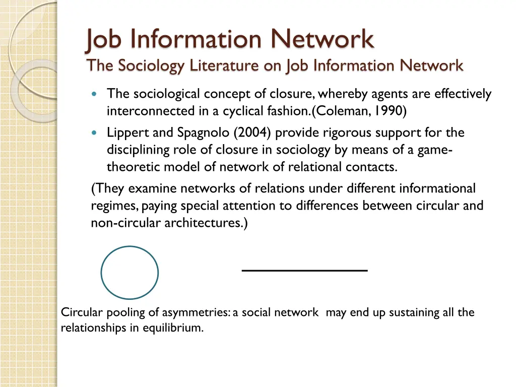 job information network the sociology literature 3