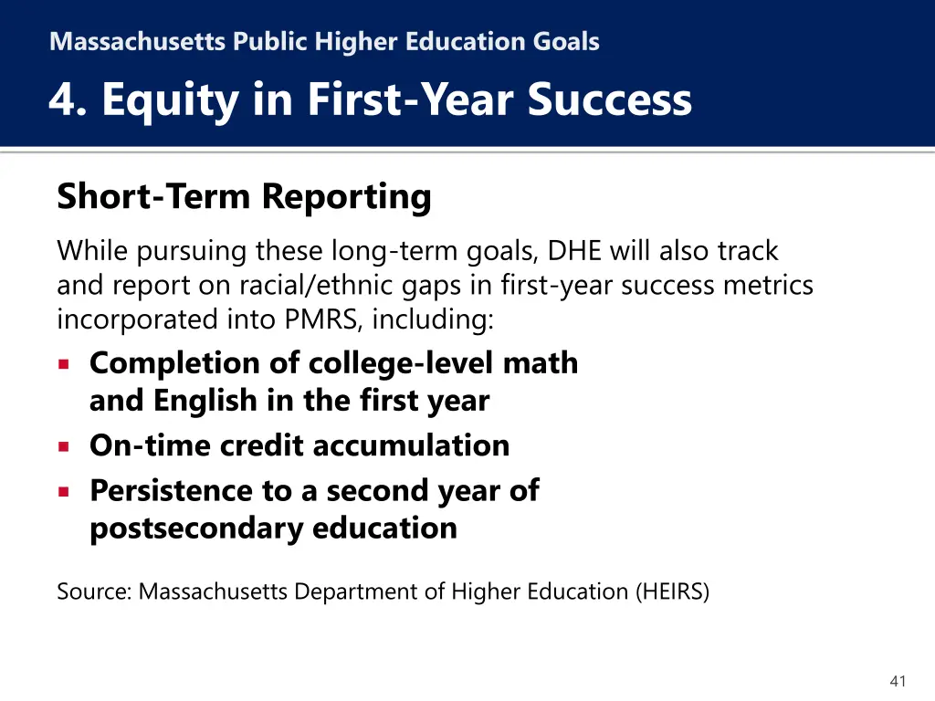 massachusetts public higher education goals 11