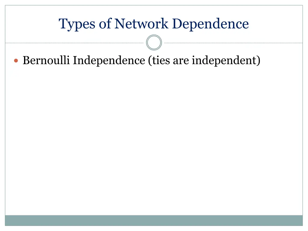 types of network dependence 1