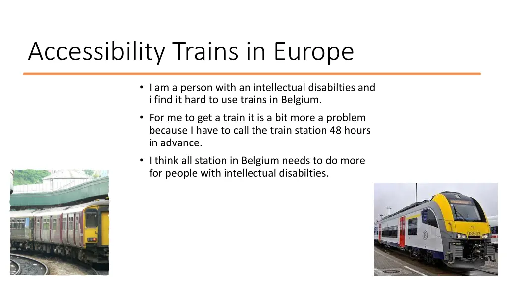 accessibility trains in europe