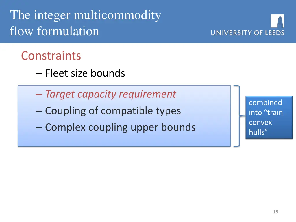 the integer multicommodity flow formulation 1