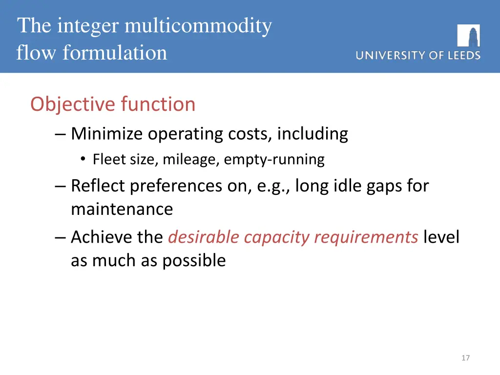 the integer multicommodity flow formulation