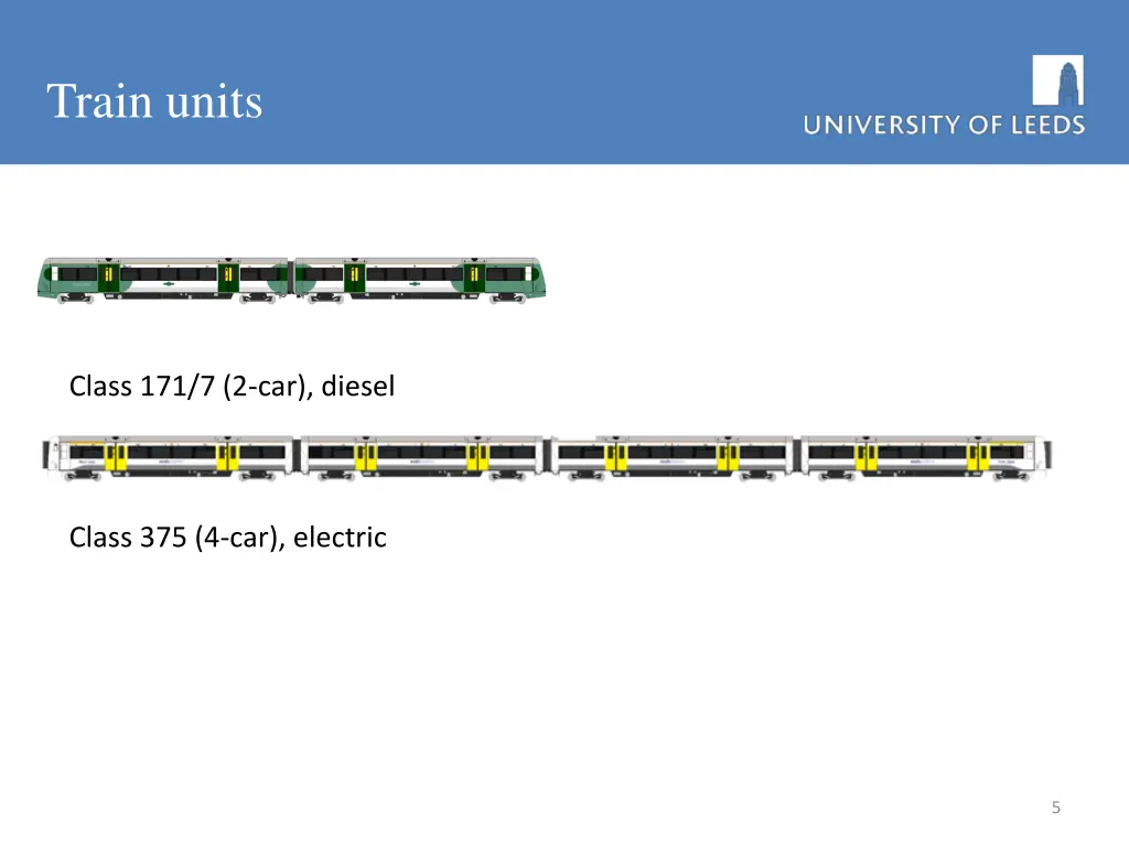 train units