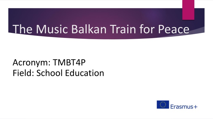 the music balkan train for peace