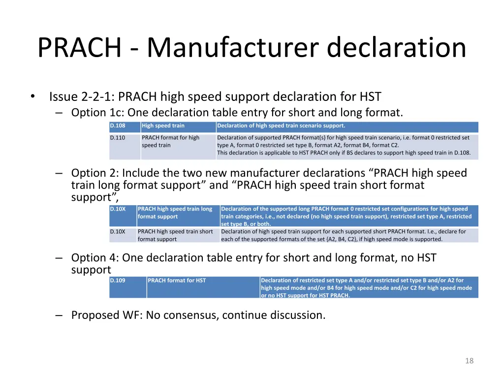 prach manufacturer declaration