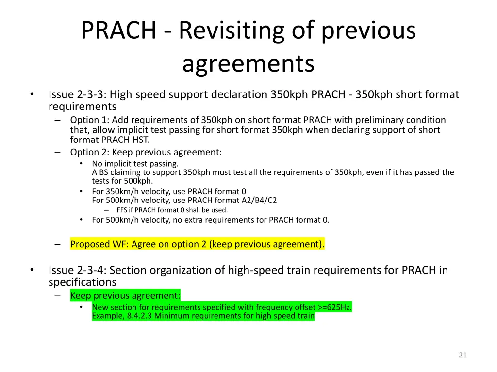 prach revisiting of previous agreements 1