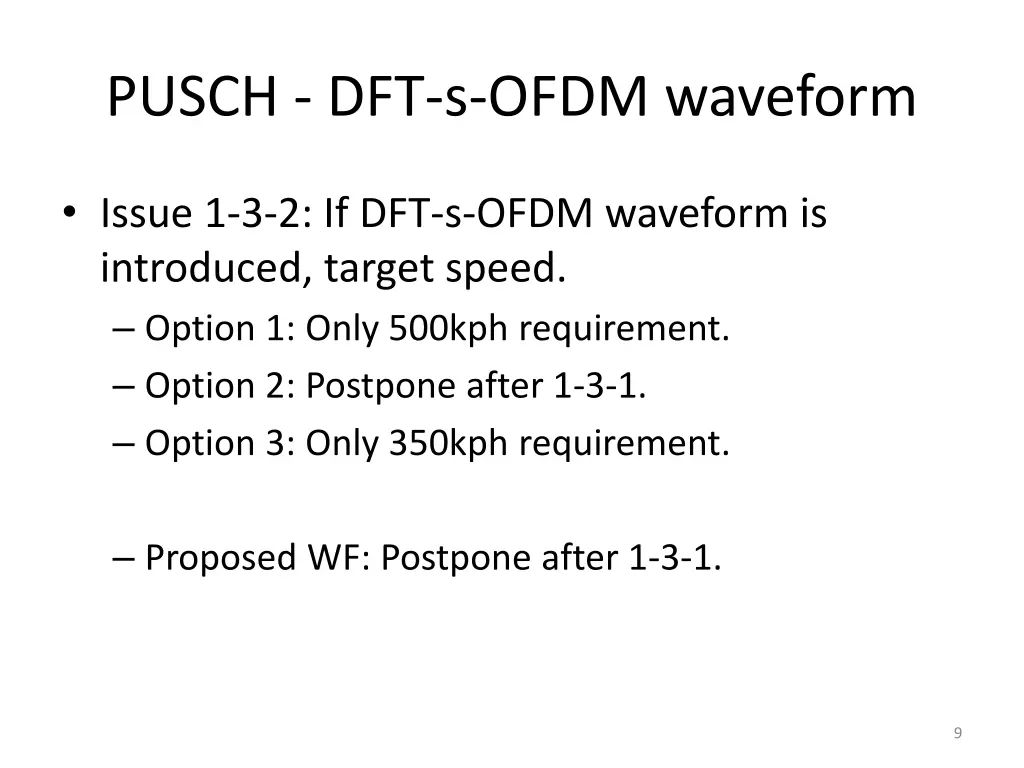 pusch dft s ofdm waveform 1