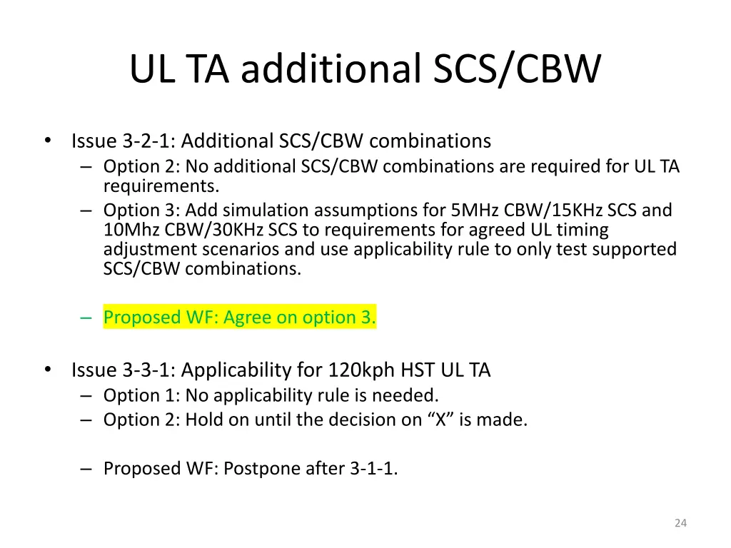 ul ta additional scs cbw