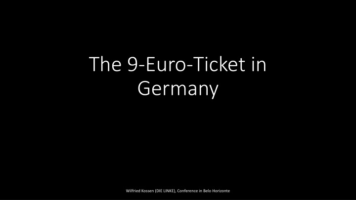 the 9 euro ticket in germany