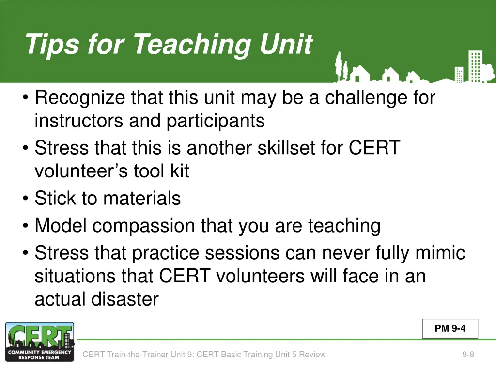 tips for teaching unit 5