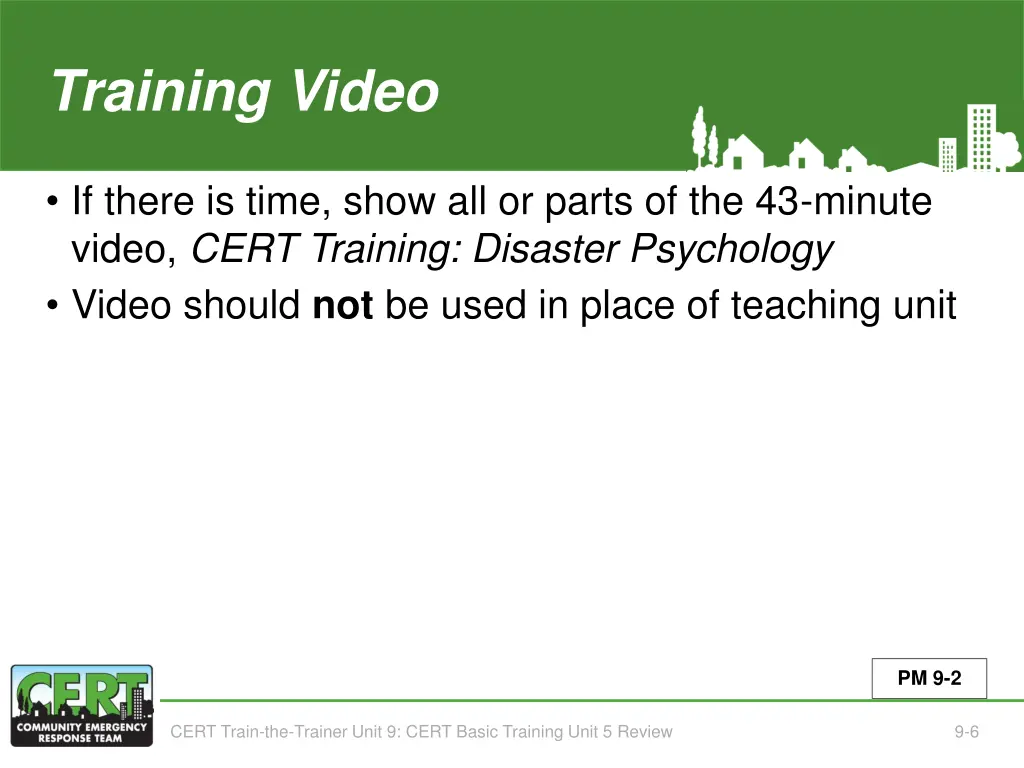 training video