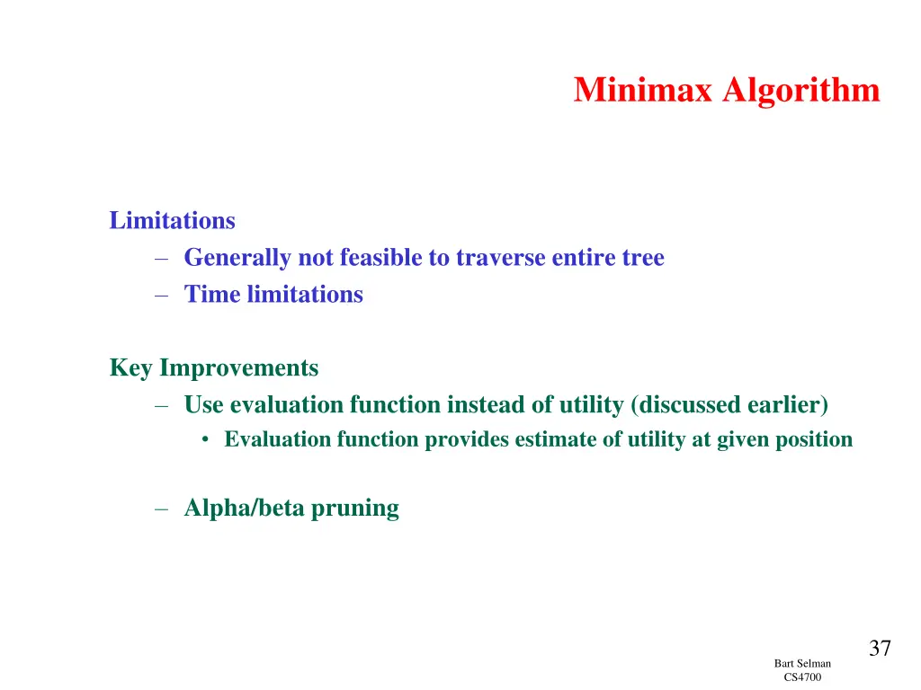 minimax algorithm 3