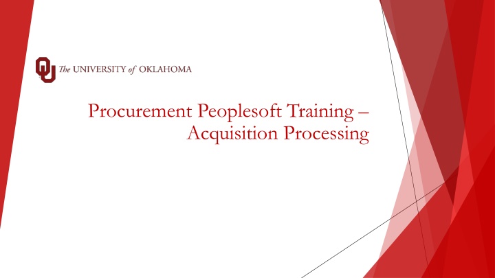 procurement peoplesoft training acquisition