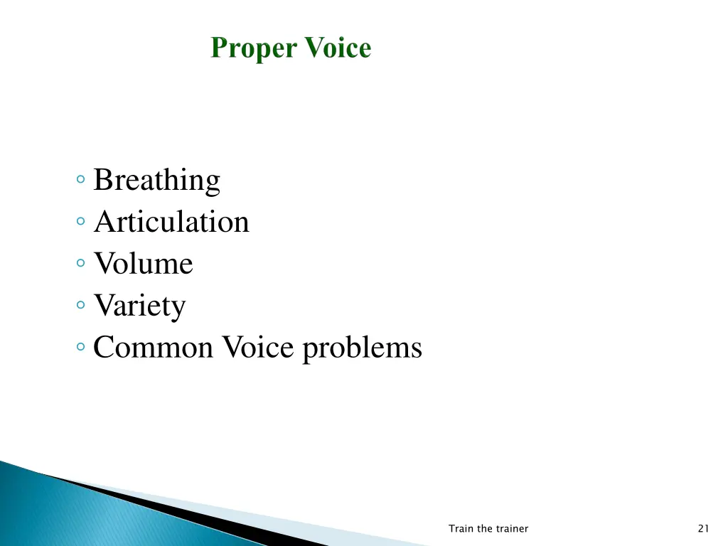 breathing articulation volume variety common