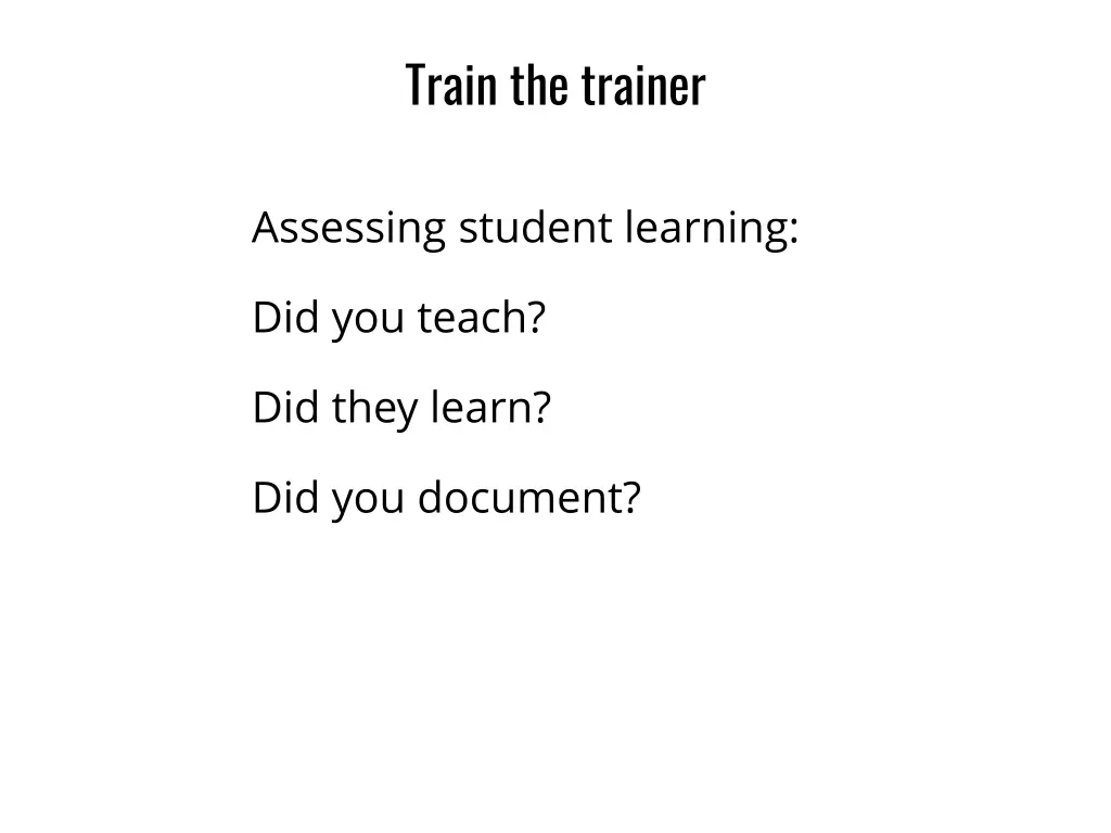 train the trainer 1