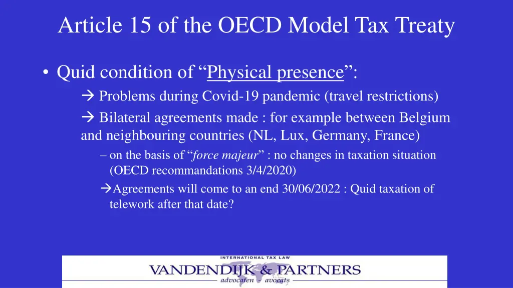 article 15 of the oecd model tax treaty 1