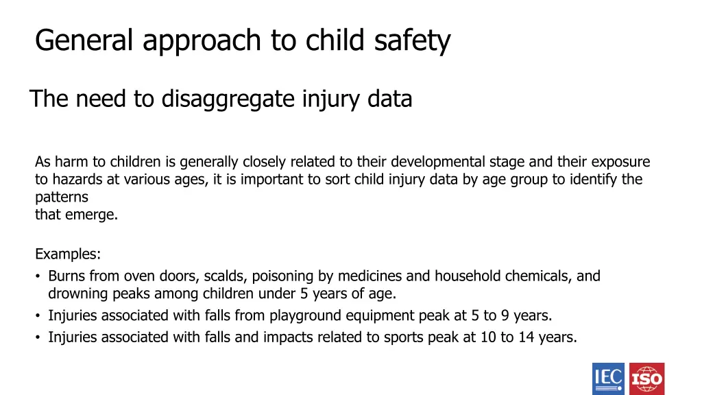 general approach to child safety