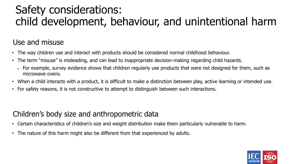 safety considerations child development behaviour 1