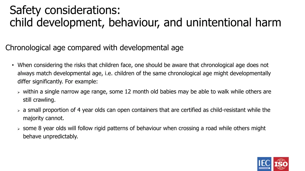 safety considerations child development behaviour 2