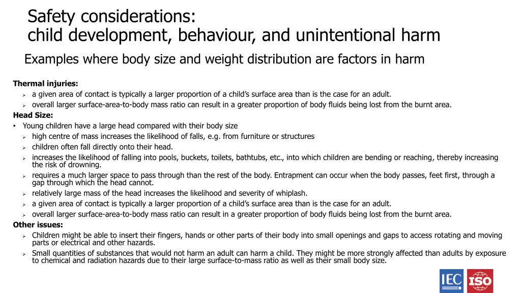 safety considerations child development behaviour 3