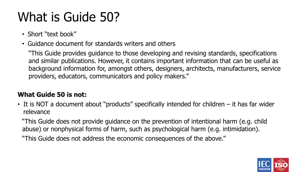 what is guide 50