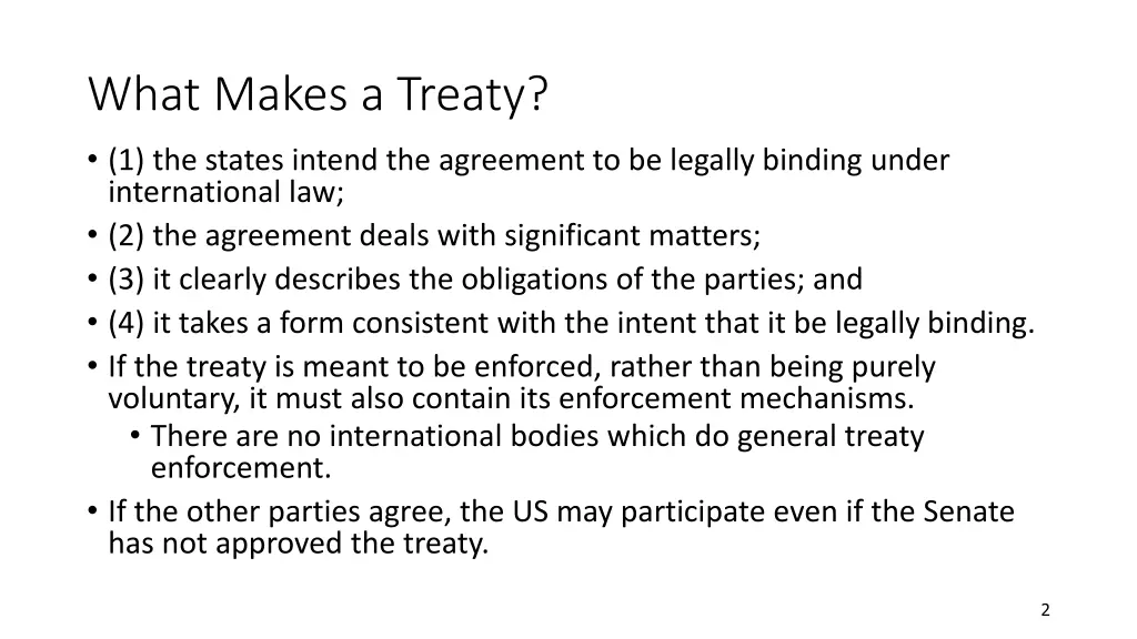 what makes a treaty