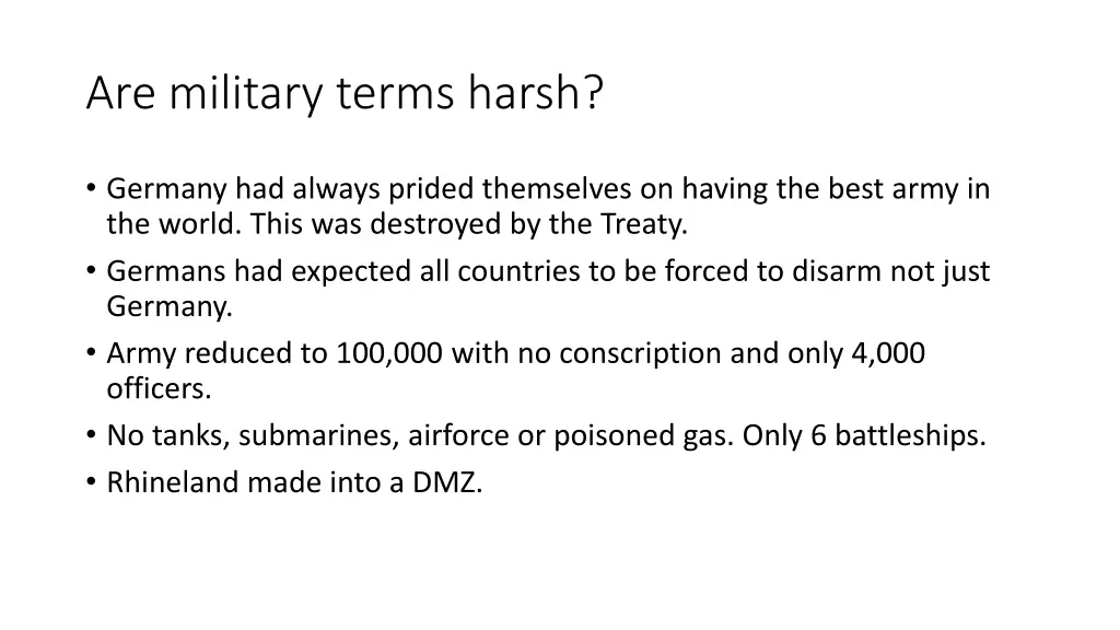 are military terms harsh